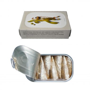Kleine sardines in extra vierge olijfolie